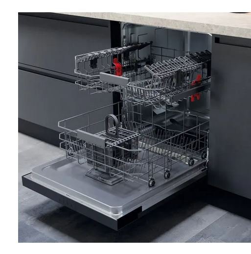 Bauknecht *E* Geschirrspüler 60 cm teilintegriert Edelstahl - BBC 3B+26 X