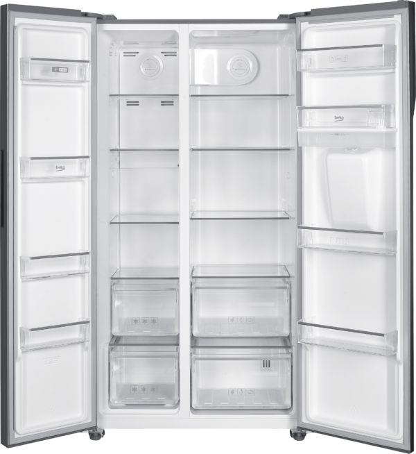 Beko *E* No Frost Side-by-Side mit Wasserspender Edelstahl - GNO 5322 WDXPN