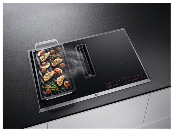 AEG A+ Autarkes Induktionskochfeld mit integriertem Dunstabzug 80 cm - COLI 84 COXB