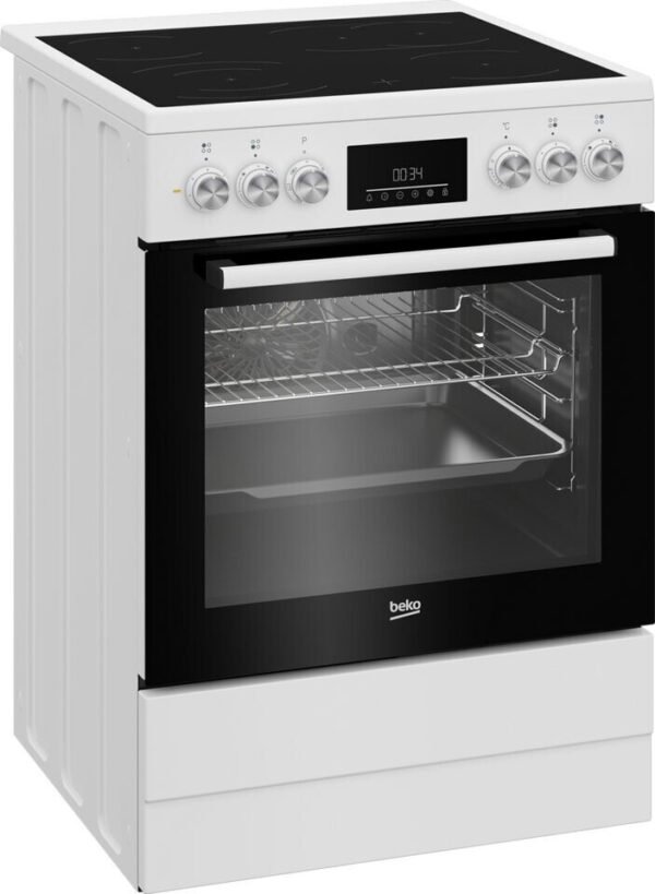Beko *A* Standherd 60 cm weiß mit Zweikreis- und Bräterzone - FBM 67320 WS