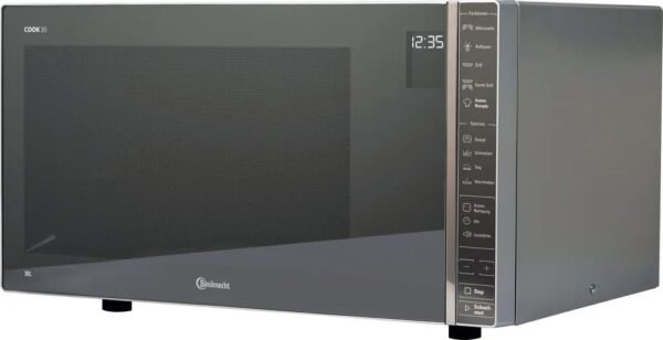 Bauknecht 1.050 Watt Grill Stand-Mikrowelle 30 Liter schwarz - MW 304 M