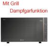 Bauknecht 1.050 Watt Grill Stand-Mikrowelle 30 Liter schwarz - MW 304 M