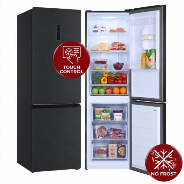 Geratek *C* NoFrost Kühl-/ Gefrierkombination Dark Inox Look - Palma KG 3430 DIL