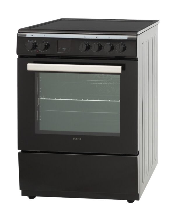 Vestel *A* Induktions-Standherd 60 cm schwarz mit Teleskopauszug - VG-KC 6 IN 4 BX 10