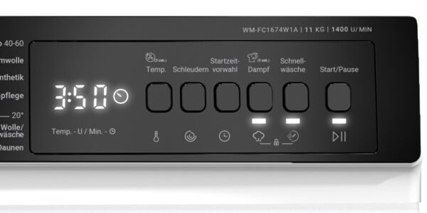Daewoo A Waschmaschine 11 kg 1400 U - WM-FC 1674 W 1 A-DE
