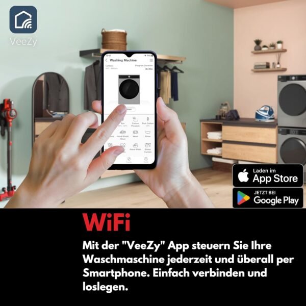 Vestel *A* Waschmaschine 9 kg 1400 U - WMI 99342 MB WIFI