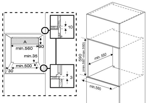 Beko A+ Einbau-Backofen Edelstahl mit Pyrolyse - inkl. 1-fach Teleskopauszug - BBIM 12300 XMPEF