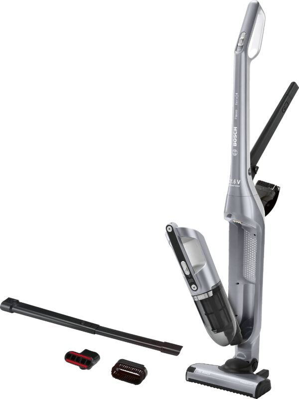 Bosch Akkustaubsauger 2-in-1 21,6 V Li-Ion Akku silber - BCH 3 P 210