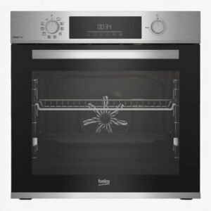 Beko A+ Einbau-Backofen Edelstahl mit Pyrolyse - inkl. 1-fach Teleskopauszug - BBIM 12300 XMPEF